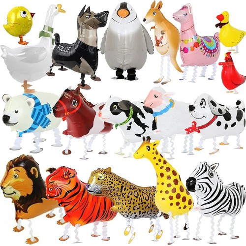 Walking helium animal balloons - walking,