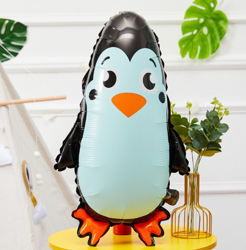 Penguin balloon birthday party - balloon,