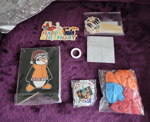 Brand new penguin birthday - new,