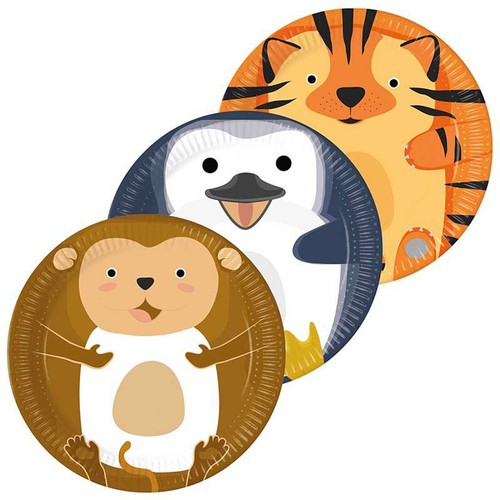 Animal party plates jungle - plates,
