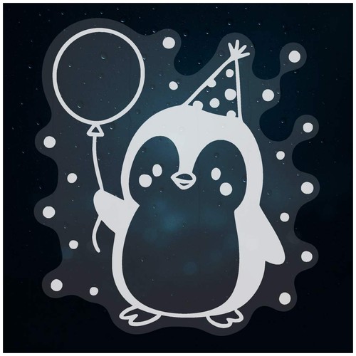 Party penguin static window - 'party,