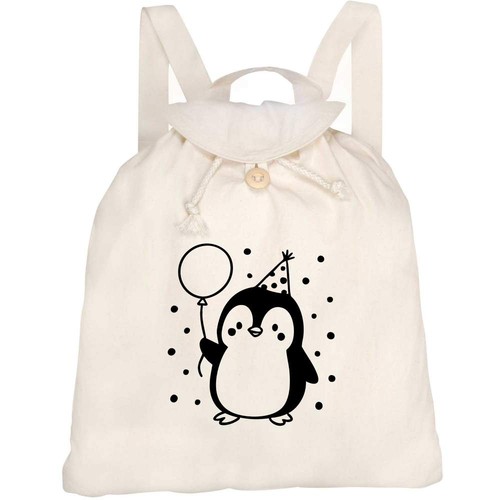 Party penguin canvas - 'party,