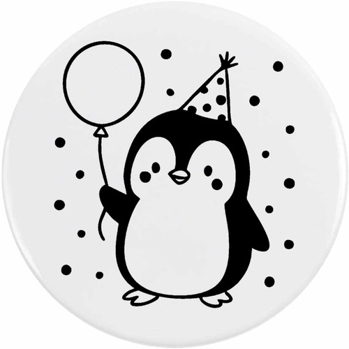 Party penguin button - /, lapel