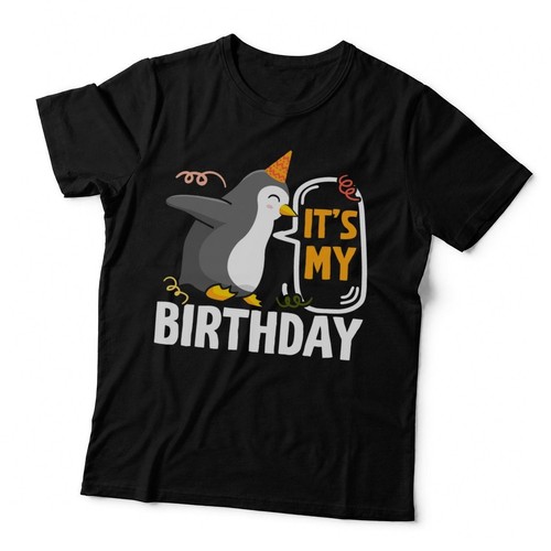 Penguin birthday shirt - birthday, t-shirt