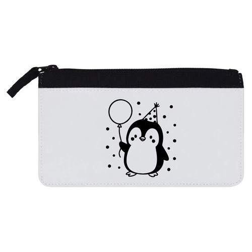 Party penguin pencil case - 'party, penguin'
