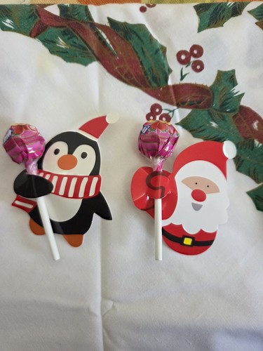 10ps christmas lollipop cards - christmas,