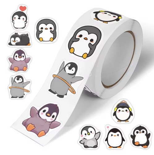 Cute penguin stickers - stickers, kids