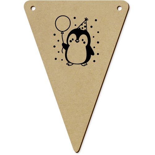 Party penguin bunting - 'party, penguin'