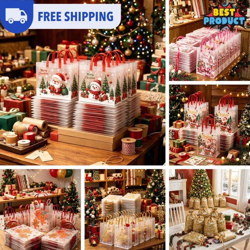Christmas gift bags with - gift,