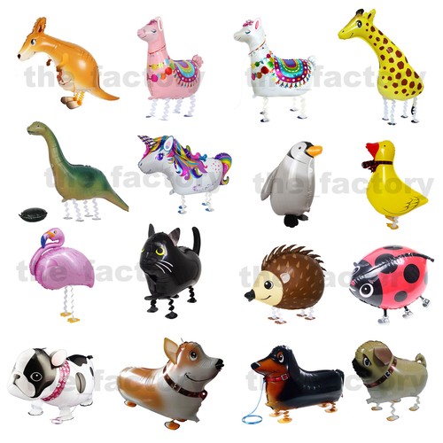 Walking animal foil - animal, balloons