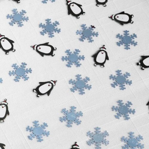Penguin snowflakes table - snowflakes,