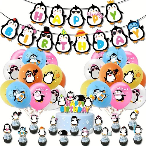 Penguin party decorations - penguin,