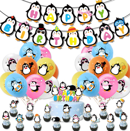Penguin balloon zoo animal - penguin,